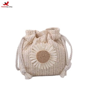 Nuevo Diseño, Bolso de Hombro Cruzado de Paja Tejida Estilo Retro para Mujer, Verano, Playa, Vacaciones, RTS, Pedidos Mixtos al por Mayor - Product Image 1