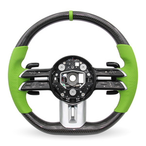 Volante de Coche Completo Personalizado en Blanco para <span class=keywords><strong>Mercedes</strong></span>-Benz W212 W213 GLC X156 X253 <span class=keywords><strong>GLE</strong></span> <span class=keywords><strong>43</strong></span> - Product Image 4