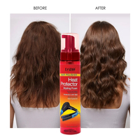 Mousse Coiffante Thermoprotectrice Légère Anti-Crunch Définition des Boucles Bouclage Thermique Cheveux Lisses et Brillants