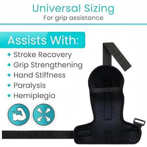 Coussin séparateur pour contractures des doigts, aide à la paume, renforceur de doigts, poignée légère et durable en polyester, couleur personnalisable - Product Image 2