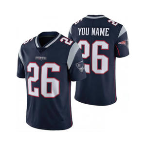 Kualitas Terbaik #9 Judon #10 Jones #11 EDELMAN #12 Brady #38 STEVENSON bordir Jersey sepak bola Amerika - Product Image 2