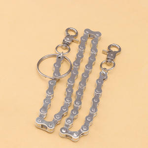 Cadena de bicicleta para hombre, cadena de cintura con anillo de Metal, accesorio de baile callejero estilo Hip Hop para hombre, duradera, de una sola vuelta, K111 163 - Product Image 4