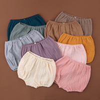 Pantalon Sarouel Bébé HY en Coton, Short Écologique à Dentelle Florale pour Nouveau-nés Garçons et Filles, 0-24 Mois, 2-4 Ans, Coloré et de Haute Qualité
