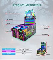 Nouveaux produits : Machine d'arcade à monnayeur, simulateur de course de zombies, de jeu et de bowling avec roulement de balles