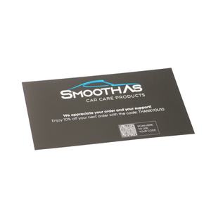 Визитная карточка с матовой ламинацией, полноцветная, превосходного качества, 95x35 мм, 300 г/м², розовая, для рекламных акций, с золотым тиснением - Product Image 4