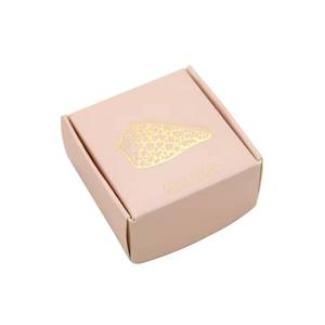 Boîtes d'emballage en carton ondulé rose personnalisées avec logo, pour l'envoi et la livraison de cosmétiques - Product Image 1