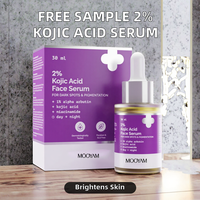 Sampel Gratis OEM/ODM Label Pribadi Serum Wajah Cair 2% Asam Kojic 1% Alpha Arbutin Niacinamide Bebas Pewangi Semua Jenis Kulit
