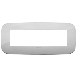 Vimar Placca Round 7M Silver 21mm Length Wall <b>Switch</b> Cover - Product Image 1