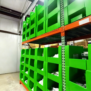 Contenedores de Almacenamiento Plegables de PP Corrugado Personalizados al por Mayor, Cajas de Recolección Apilables para Almacén, Contenedores de Recolección de Plástico - Product Image 5