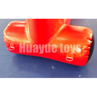 Nouveau Design PVC Bâche 2m Gonflable Football Dart Gonflable Cible Tir Football Jeux Forme Carrée Football Cible