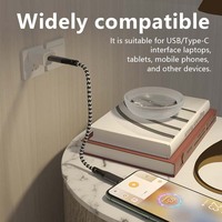 Cable de Datos USB 3.2 Gen2 Tipo-C a Tipo-C con Trenzado de Nailon, 100W 3A/5A, Carga Rápida PD, 1M/2M para Impresora