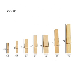 Respectueux de l'environnement toutes sortes de tailles pinces à <span class=keywords><strong>linge</strong></span> en bois colorées multifonctions - Product Image 6