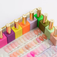 Ensemble de vernis à ongles gel professionnel 15ml de haute qualité en résine sans Hema Top Model CPNP certifié marque privée personnalisée pour le bricolage à bas quantité minimale de commande
