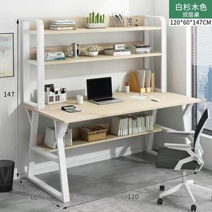 Mesa de oficina de madera maciza moderna de alta calidad, diseño simple para estudio en casa o trabajo, muebles a buen precio - Product Image 6