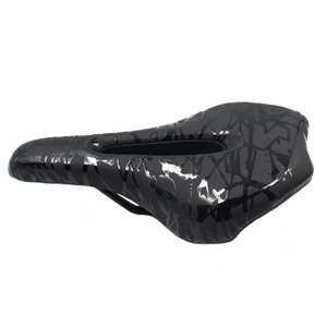 Sella per Bicicletta in Pelle PU Nera, Super Leggera e Confortevole, per Bici da Città - Product Image 2