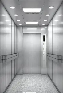 1000KG 5 यात्री बड़ा अंतरिक्ष बिस्तर अस्पताल के लिए 1.5m गड्ढे गहराई लिफ्ट केबिन लिफ्टों - Product Image 6