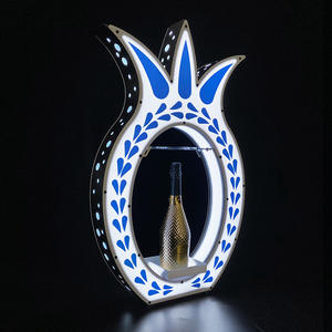 Juego <span class=keywords><strong>de</strong></span> Base <span class=keywords><strong>de</strong></span> <span class=keywords><strong>vino</strong></span> colorido Led azul y blanco, estante <span class=keywords><strong>de</strong></span> <span class=keywords><strong>vino</strong></span> <span class=keywords><strong>de</strong></span> agave mexicano, Bar, accesorios <span class=keywords><strong>de</strong></span> <span class=keywords><strong>vino</strong></span> extranjeros, soporte <span class=keywords><strong>de</strong></span> exhibición - Product Image 3