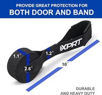 Ensemble de bandes de résistance élastique à boucle robuste pour ancre de porte en nylon en mousse d'entraînement pour l'entraînement