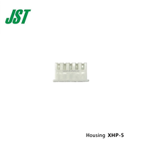 Connecteur rectangulaire JST XHP-5 de série XH, pas de 2,5 mm, hauteur de montage de 9,8 mm, interconnexions en alliage de cuivre, 3A 250V