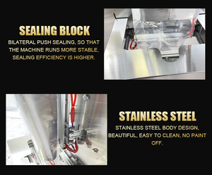 Professional Ice Tube Cube Lolly Packing Machine Automatic Ice Popsicle Block <b>Sealing</b> System Bag Packaging Machine - Product Image 4