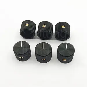 15x12.5mm 6mm 6.35mm 1/4 Shaft Aluminium Potentiometer Sound Mixer Knob Guitar Effect Pedal Knobs