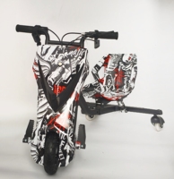 Scooter Eléctrico de Derrape para Niños de 8 Pulgadas, Triciclo Eléctrico de Derrape 360 con Batería de Litio, Scooter Eléctrico de Derrape de 3 Ruedas, Precio al por Mayor