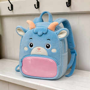 Fashionable Realistic Stuffed Animal Sheep Plush <strong>Backpack</strong> for Kids Customize Cartoon Fursuit School Shoulder Bag - Product Image 5