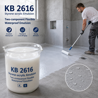 Matériau d'étanchéité rigide bicomposant à 50 % d'émulsion styrène-acrylique à base d'eau pour l'étanchéité des bâtiments