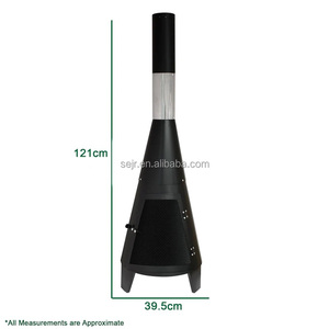SEJR Outdoor <strong>Garden</strong> Vertical Charcoal Grill With <strong>Chimney</strong> 38x122cm - Product Image 5