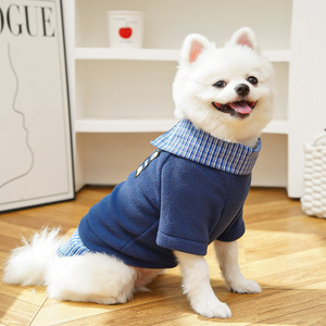 Veste pour chien à <span class=keywords><strong>col</strong></span> et motif écossais avec <span class=keywords><strong>crochet</strong></span> de laisse, design fonctionnel pour chiens de petite et moyenne taille, vêtements pour animaux de compagnie en gros - Product Image 3