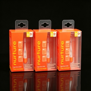 Custom logo Cosmetics Transparent PVC Folding <b>Box</b> Transparent Plastic for Lipstick Packaging <b>Box</b> with Hanger - Product Image 2