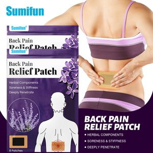 Patch adhésif médical pour soulager la douleur des blessures musculaires et osseuses du dos avec des ingrédients à base de lavande et d'herbes - Product Image 1