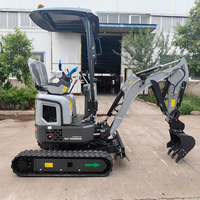 Machinerie de terrassement, mini-excavatrice de 1,5 tonne, petite excavatrice compacte, excavatrice Kecil pour le marché de la construction en Asie du Sud-Est