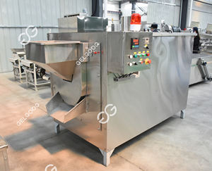 Gelgoog 코코아 펜촉 250 Kg/H 300 Kg/H 가스 전기 로스터 및 냉각 건조 드럼 기계 오븐 코코아 콩 구이 공장 - Product Image 5