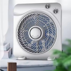 Ventilador Clásico Tipo Caja - Ventilador de Piso de 10 Pulgadas con 3 Ajustes de Velocidad para Ahorro de Energía - Product Image 3
