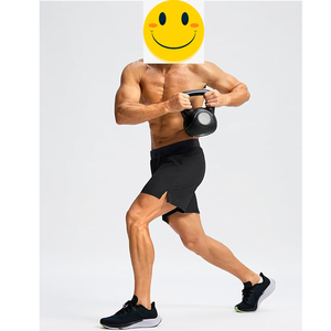 Shorts de sport décontractés pour hommes, respirants, à séchage rapide, avec taille élastique et cordon de serrage, couleur unie, pour la gym et le fitness, taille 5 (pour hommes) - Product Image 3
