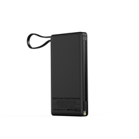 Banco de Energía Portátil Personalizado OEM de 22.5W con Carga Rápida PD, Pantalla LED, 10000mAh, con Cable Tipo C y Lightning