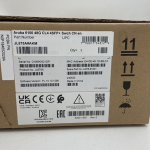 Nouveau commutateur PoE HPE <span class=keywords><strong>Aruba</strong></span> 6000 <span class=keywords><strong>24G</strong></span> Classe 4 avec prise en charge VLAN QoS LAN en stock, remplacement pour JL675A - Product Image 5