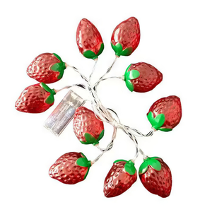 Nouvelles guirlandes lumineuses LED en plastique pour l'extérieur et l'intérieur avec un design en forme <span class=keywords><strong>de</strong></span> fraise, éclairage décoratif <span class=keywords><strong>de</strong></span> Noël pour la maison, pour ajouter <span class=keywords><strong>de</strong></span> la joie aux fêtes - Product Image 6