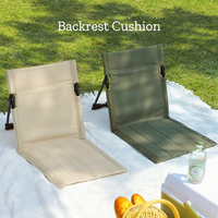 Chaise pliante portable pour le camping en plein air, pique-nique, pêche, plage, tabouret confortable avec coussin