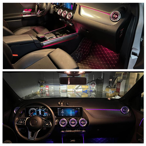 Iluminación Ambiental Interior LED de 64 Colores para <span class=keywords><strong>Mercedes</strong></span> Benz <span class=keywords><strong>GLA</strong></span> W247 2020-2024, Accesorios de Tiras Decorativas - Product Image 4