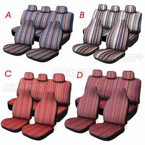 Housses de siège auto universelles lavables pour 5 places – Protection complète en tissu - Product Image 2