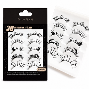 Faux cils en papier découpé pour Halloween, cils 3D personnalisés de haute qualité, vente en gros de faux cils décoratifs pour cosplay et fêtes - Product Image 5