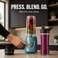 Mixeur de table puissant avec tasse de voyage 600 ml, mixeur personnel pour jus et smoothies, sans BPA, usine OEM ODM