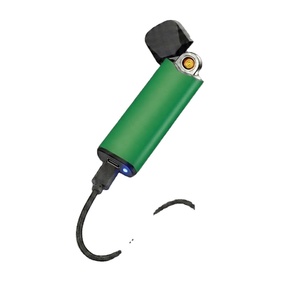 Briquet de luxe haut de gamme en métal coupe-vent 60K sans flamme à fil chauffant rechargeable Type-C écologique Crown Espagne - Product Image 2