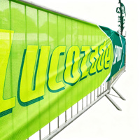 Banners de Malla de Vinilo PVC Portátiles Personalizados Youte, Plegables, para Deportes al Aire Libre, Juegos, Ferias Comerciales, Impresión UV a Todo Color