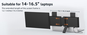Pantalla Secundaria Externa Multifuncional de 14 Pulgadas IPS Tipo C, Portátil, Full <span class=keywords><strong>HD</strong></span>, con Retroiluminación LED, para Laptop, Estudiantes, Trabajo Remoto - Product Image 5