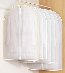 Housse de rangement pour vêtements transparente et épaisse, protection contre les mites, 60*80/100/120/140 cm, imperméable, respirante, sac à vêtements - Product Image 2