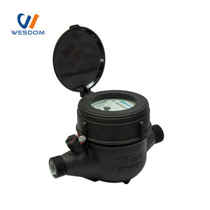 DN15-DN40マルチジェットデジタルプラスチックスレッド水道メーターメーカーBSP/NPTドライタイプセミドライ - Product Image 1