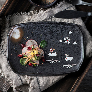 Vajilla de Cerámica para Restaurante Japonés/Coreano, Plato de <span class=keywords><strong>Sushi</strong></span> de Cerámica, Juego de Vajilla Colorida, Platos de Cerámica para Hostelería - Product Image 5